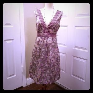 H&M plunging neckline tie waist dress. Size 6